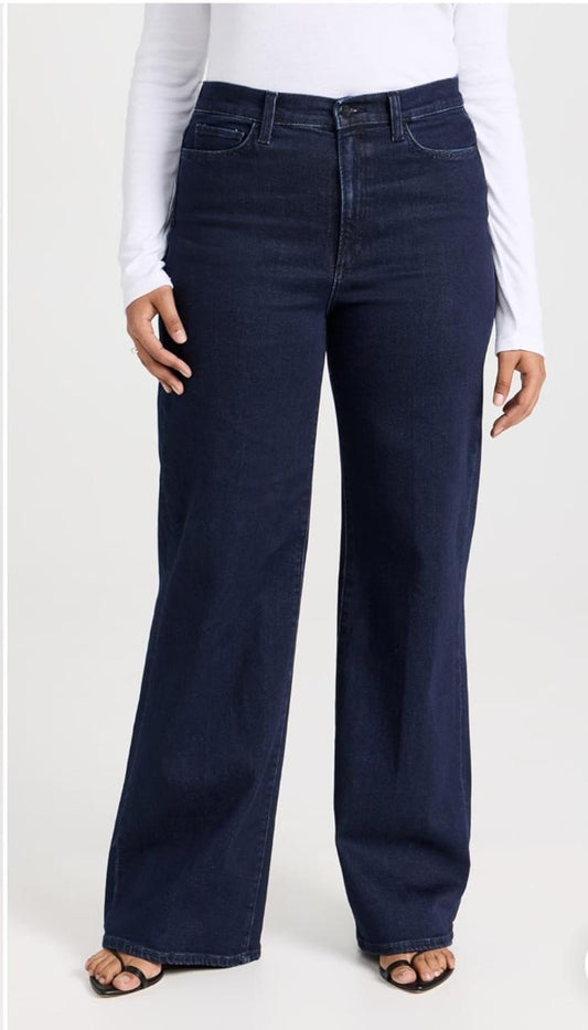 Navy blue Women's jeans straight